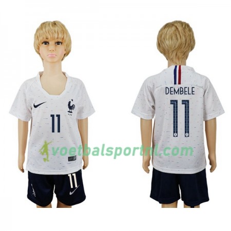 Frankrijk Dembele 11 Kind Uit Tenue WK voetbal 2018